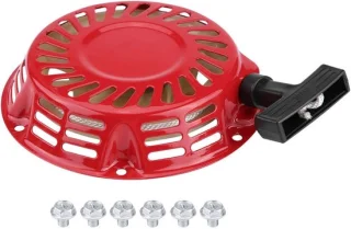 SnelShoppen - Rückstoßstarter voor 2KW 168F Innerator Trekstartset, Rasenmäher Startmechanisme met Rückholfedern, Tuinaccessoire voor Grasmaaier