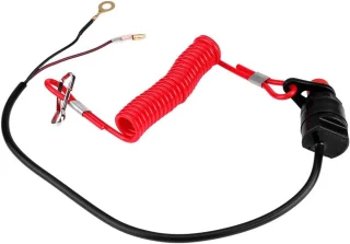 SnelShoppen - Snijcircuitschakelaar Boot, Motor, Grasmaaier met Lanyard Koord - Hoogwaardige Waterdichte Veiligheidsstopknop voor ATV's en Motorrijden
