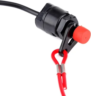 SnelShoppen - Snijcircuitschakelaar Boot, Motor, Grasmaaier met Lanyard Koord - Hoogwaardige Waterdichte Veiligheidsstopknop voor ATV's en Motorrijden