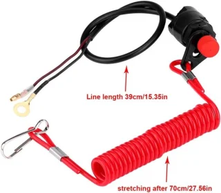 SnelShoppen snijcircuitschakelaar met lanyard koord