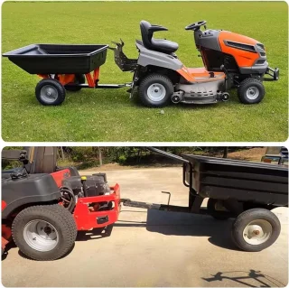SnelShoppen - universele aanhangwagen koppeling voor grasmaaier, tuintractor