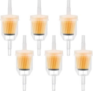 SnelShoppen universele brandstoffilter 6 mm / 8 mm set van 6