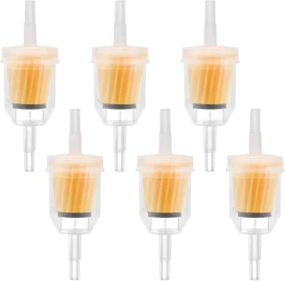 SnelShoppen universele brandstoffilter 6 mm / 8 mm set van 6