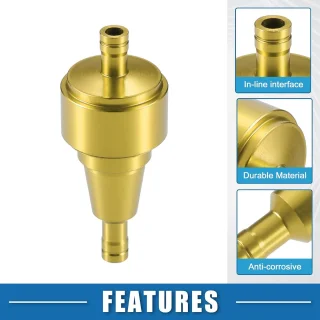 SnelShoppen universele gas inline brandstoffilter 6mm