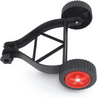 SnelShoppen - Wire Trimmer Ondersteuningswielen voor Grasmaaier, Verstelbare Extra Wielen voor Onkruidverdelger, Hoogte Instelbare Wielen, Universele