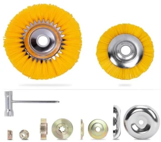 Solidchoice universele grasmaaier borstelkop, set van 2