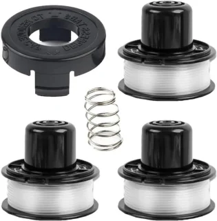Spoelset voor trimmer en grasmaaier - 3 stuks - Zwart