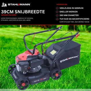 STAHLMANN BR390 Benzine Grasmaaier 127cc 39cm