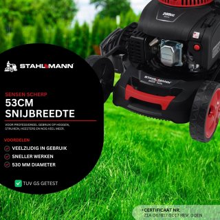 STAHLMANN BR532 Benzine Grasmaaier 53cm Zelfrijdend