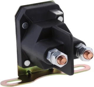Starter relais 3-polige solenoïde zwart