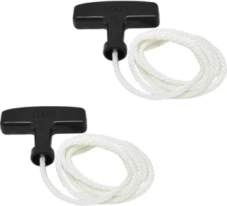 Starterhandle met startkabel voor grasmaaiers, set van 2
