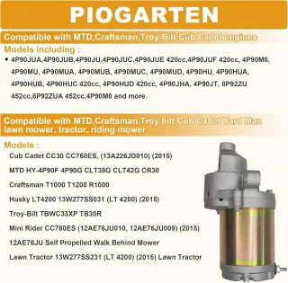 Startmotor Grasmaaier