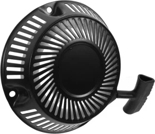 Startmotor grasmaaier - trekstarter - 23 cm - zwart