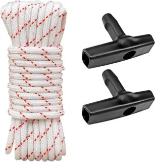 Starttouw grasmaaier 10 m - 3,5 mm - 2 startergrepen - ShopVlot