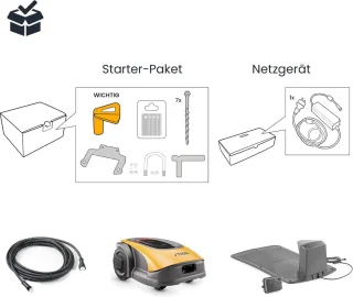 STIGA A 1000 Robotgrasmaaier batterij