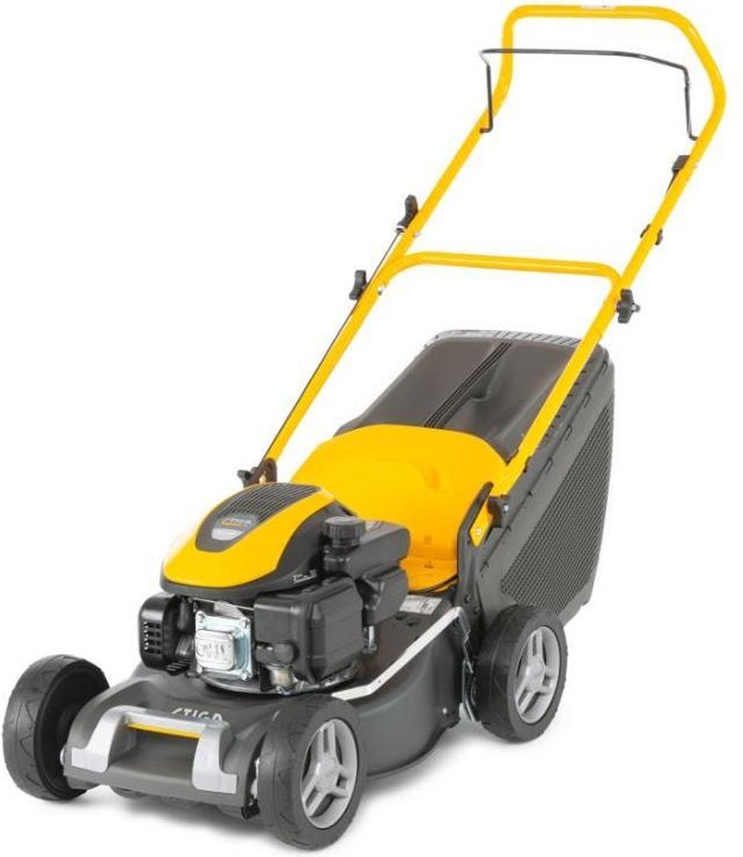 De Stiga Grasmaaier Collector 43 Benzine 1900W Grijs in één oogopslag