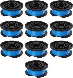 Strimmerdraad vervangingsspoel 10 stuks 1,65 mm blauw