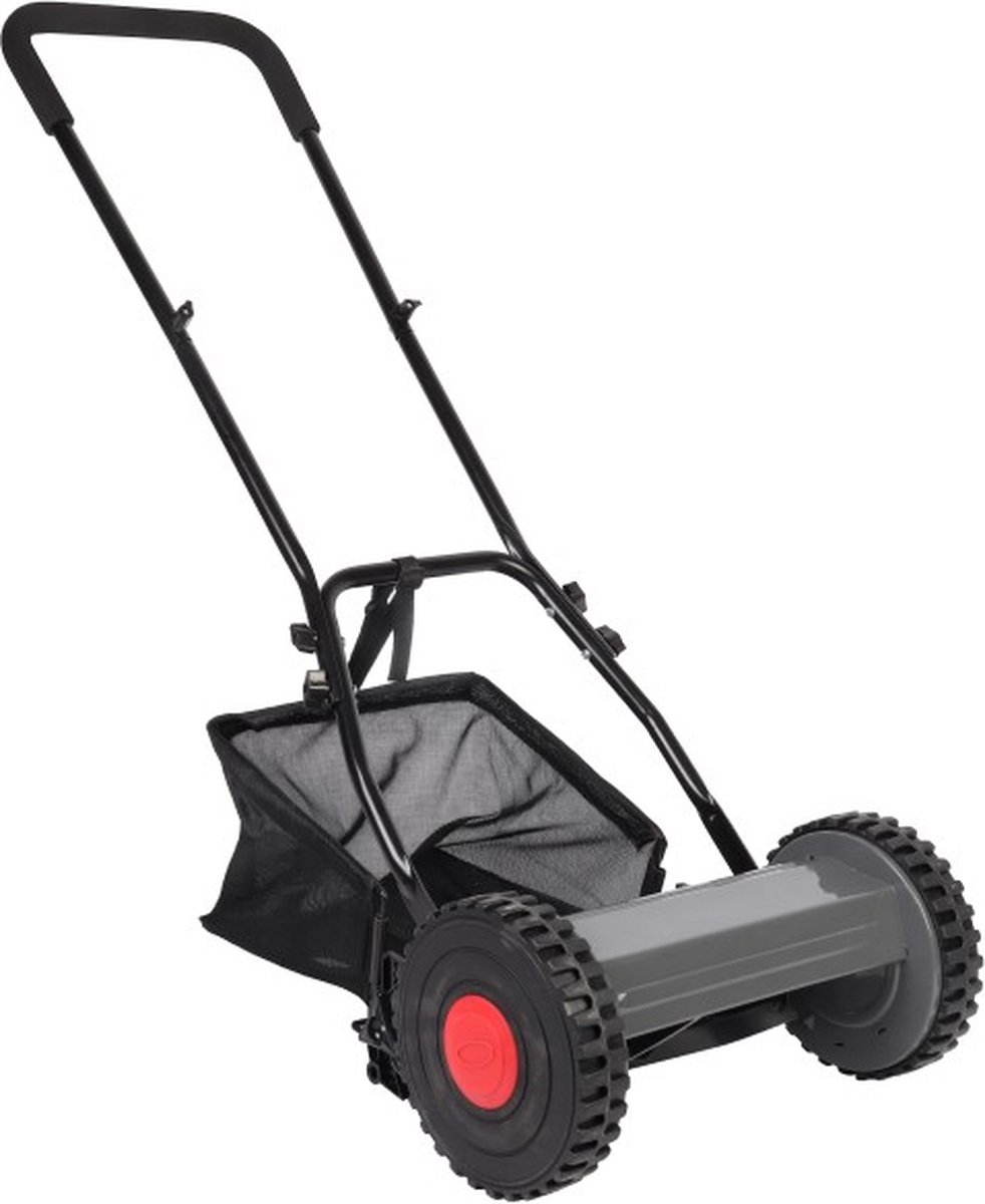 De Talen Tools Handgrasmaaier 30 cm 16L opvangbak in één oogopslag