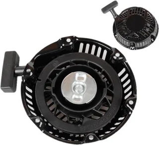 Terugslagtrekstarter voor grasmaaier 163cc - zwart