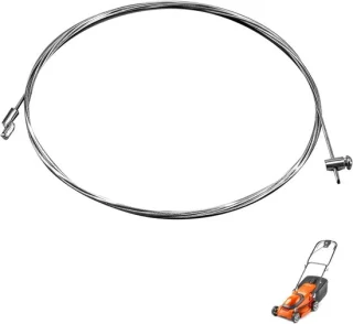 Throttle kabel grasmaaier 2,3 m - universeel 1,5 mm - ShopVlot