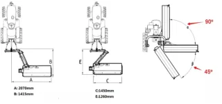 Torros KPV145 klepelmaaier 145 cm
