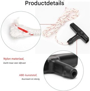 Wat vinden we goed aan de Tovbmup Startkabel voor grasmaaier 10 m