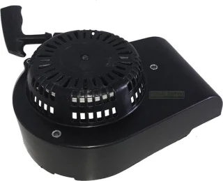 Trekstarter grasmaaier met starter touw, zwart