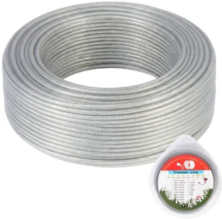 Trimmerdraad 2,4 mm x 30 m voor grasmaaier