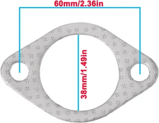 Uitlaatpakking voor grasmaaier – 1 stuk – compatibel met V-twin-motoren – m-winkel