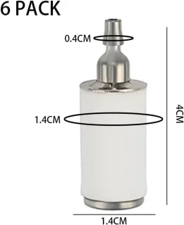 Universeel brandstoffilter tankfilter 6 stuks