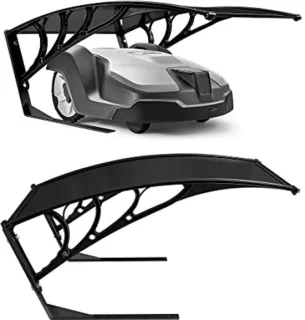 Universeel Robotmaaier Carport 102x79x46 cm Zwart