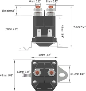 Universeel Startrelais 12V Magneetschakelaar