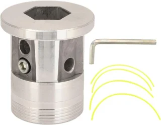Universele aluminium strimmerkop - vervangingskop