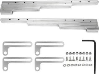 Universele bougiekabelbeugel Chevrolet V8 302/350/454 zilver