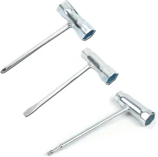 Universele bougiesleutelset 3-delig 13 x 19 & 16 x 19 mm T-handgreep ShopVlot