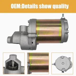 Universele startmotor voor grasmaaiers