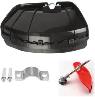 Universele steenbescherming voor bosmaaier, grasmaaier en trimmer, 28 mm, zwart