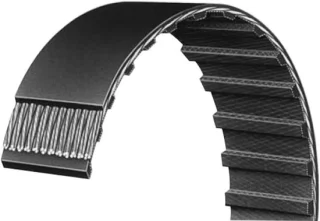 V-riem (aandrijfriem) voor grasmaaier - model 39166001045 - zwart