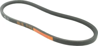 V-riem grasmaaier 173 x 0.9 cm zwart