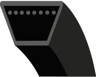 V-riem grasmaaier - 668 mm buitenlengte - zwart