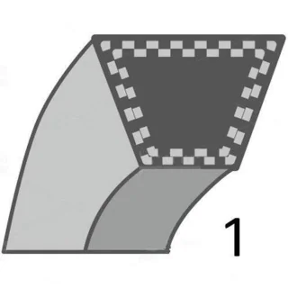 V-snaar 125 cm Grasmaaier