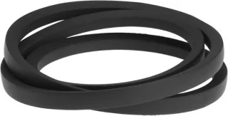 V-snaar grasmaaier 3/8 x 38.5 inch zwart