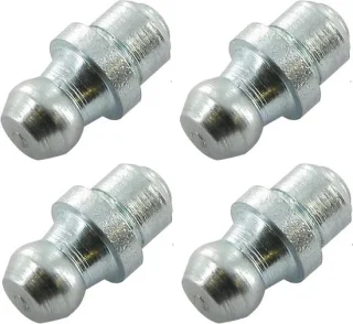 Vemera smeernippel M6 180° staal set van 4