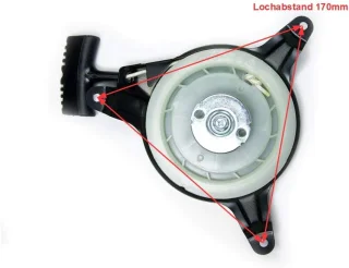 Vemera touwstarter montageset 180 cm