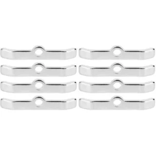 Verchroomde kleppendekselpakkingen set van 8