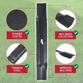 Vervangend metalen mes voor Qualcast grasmaaier - 34 cm
