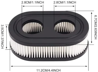 Vervangfilters voor grasmaaier, 4 stuks