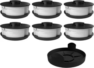 Vervangspoelen grasmaaier 6 x - nylon draad voor Gardenline trimmers