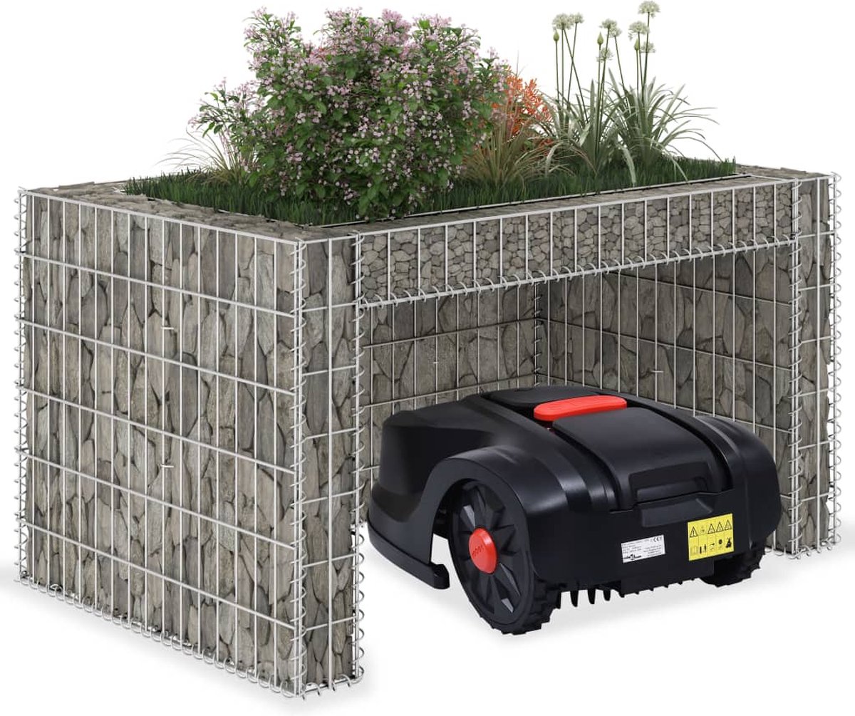 Wat vinden we goed aan de vidaXL Grasmaaieroverkapping met Plantenbak 110x80x60cm Staaldraad