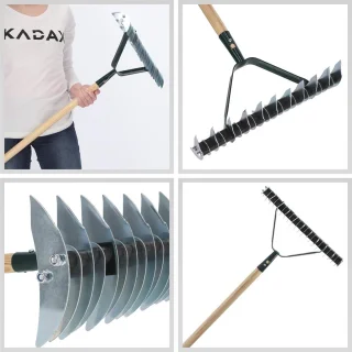 Vloerbeluchter Handmatige verticuteermachine 37 cm
